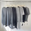 重磅渠道  进口纱线！BOTTO 真丝羊绒  天花板针织 Row宽松廓形T恤  圆领短袖/长袖针织衫 商品缩略图3