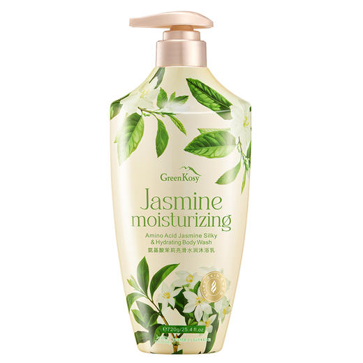 【超值赠品】绿色溪谷氨基酸山茶花补水爽肤沐浴乳/氨基酸茉莉亮滑水润沐浴乳 720g/瓶 商品图3