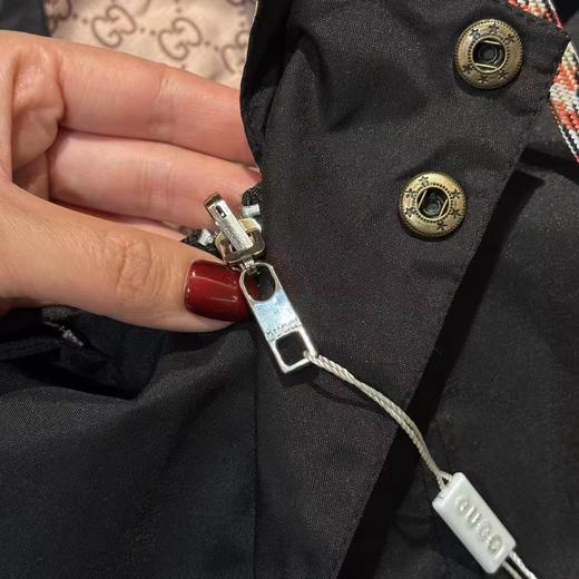 F032023新款反面定制提花满印面料男女同款双面穿连帽夹克 商品图9