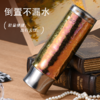 【99.9%纯钛内胆】TOSC特可 纯钛99.9%千鸟格焖泡保温杯茶水分离磁吸杯盖 420ml 按压出水机械显温 商品缩略图4