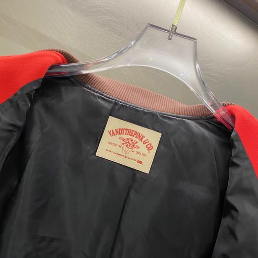 F032099简约休闲百搭趣味字母汉堡图案刺绣拼接棒球服 商品图8