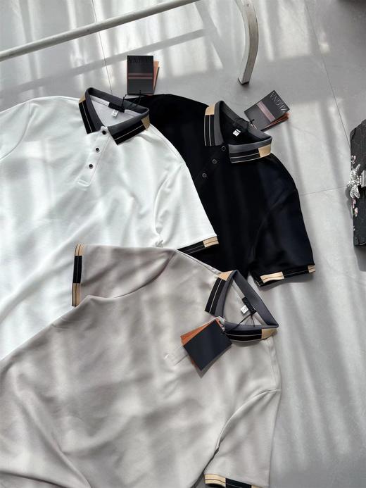 F032084春夏新款元素商务休闲男士短袖翻领T恤PoLo衫 商品图1