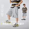 夏装新款2026男童夏季童装针织五分裤韩版宽松运动短裤儿童   FY-H6bk10-2 商品缩略图0