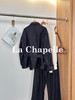 专柜实拍【轻奢风牛仔】拉夏贝尔/La Chapelle翻领口袋明线廓形设计配腰带时髦牛仔上衣气质老钱风外套 商品缩略图5
