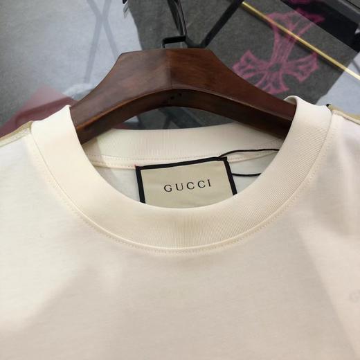 F0320133新款LOGO刺绣织带休闲圆领短袖T恤男女同款 商品图2