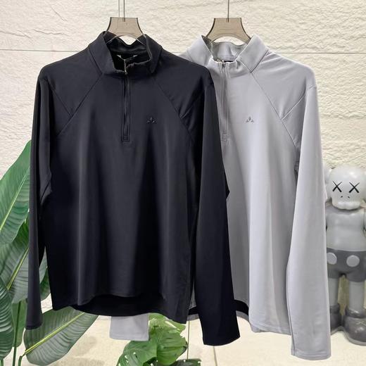 F032038新款户外透气打底衫男女款半拉链套头卫衣长袖 商品图0