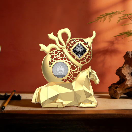 【发行价预约】马上有福银币摆件 商品图2