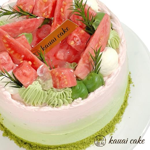 烤爱·春日芭乐雪 抹茶芭乐水果蛋糕·生日蛋糕水果系列 下午茶聚会生日节日【仅限深圳同城配送】 商品图2