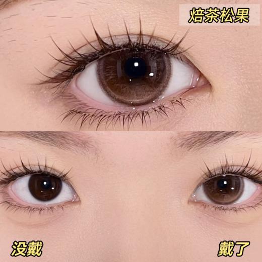 Puff girl·半年抛  时见暖樱/雾岛初雪/焙茶松果  满着色系列！#满着色plus #清透大眼术！！韩国0-800度<一副两片> 商品图3