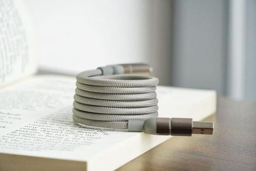 【四合一磁吸快充线】65W快充+磁吸收纳！全能接口，兼容手机平板笔记本等！耐磨耐用，安全高效两不误！【XW-X】 商品图5