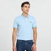 德鲨蓝色短袖POLO衫男青年2026夏新款休闲百搭上衣男棉质翻领T恤 商品缩略图1