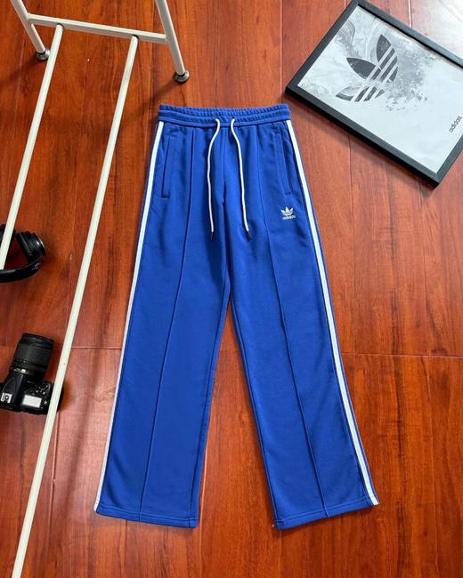 F032014新款休闲复古百搭透气舒适微弹直筒阔腿裤长裤 商品图6