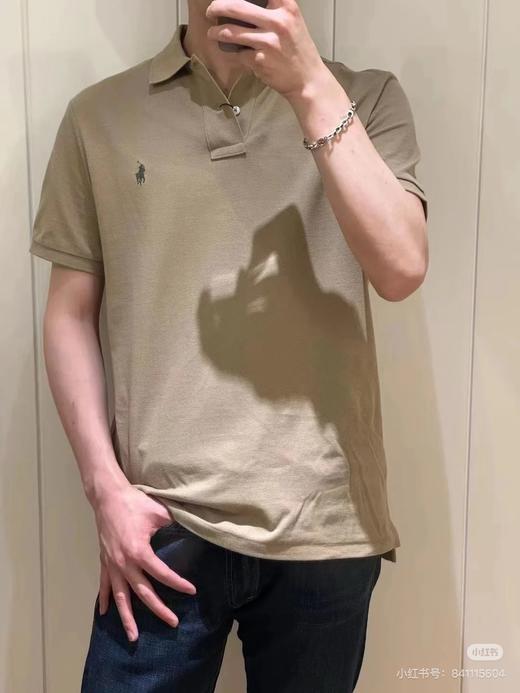 拉夫劳伦 新款经典款修身版弹力两粒扣短袖Polo衫 商品图2