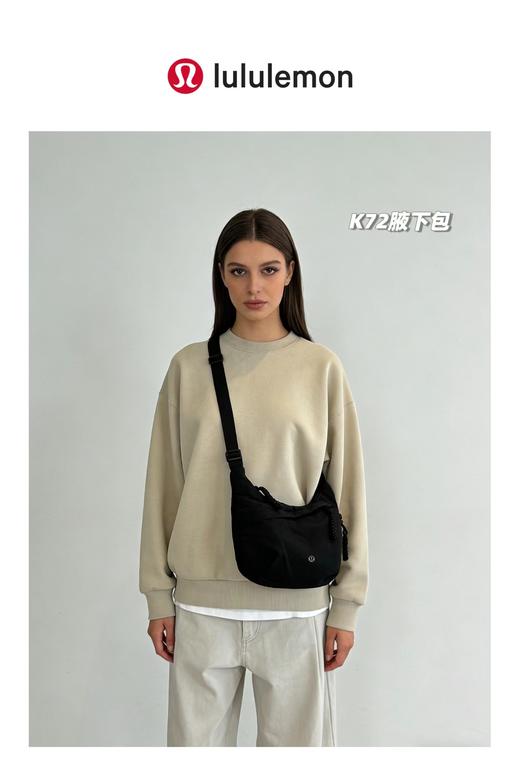 F0320145大容量单肩包腋下饺子包软质轻便单肩腋下包 商品图5