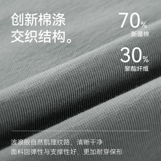 【春夏新品】十如仕休闲微弹松紧腰五分裤肌理感休闲短裤LB03-02 商品图4