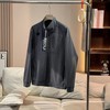 F0320132时尚户外休闲针织立领口袋激光冲孔防风防雨夹克外套 商品缩略图5