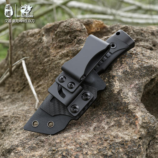 汉道DC53钢洛克mini户外刀多功能刀露营直刀手把肉小刀菜刀生存刀 商品图11