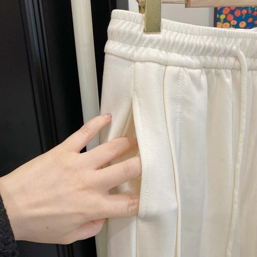 直发【2602】云朵棉·裸感空气·松紧腰侧边缝休闲裤不易皱的弯刀裤 商品图7