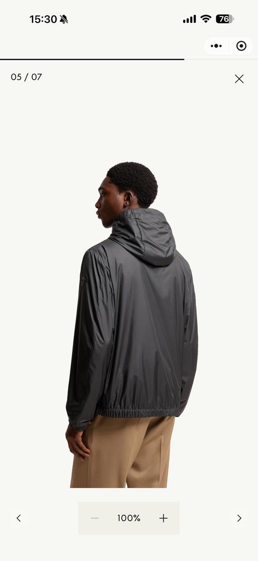 直发 纯原品质，MC的黑标系统 天花板级别  男士 连帽风衣夹克 商品图7