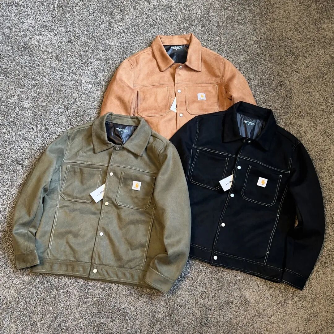 C@rh@rtt Wip Michigan coat 卡哈密歇根麂皮绒工装夹克外套