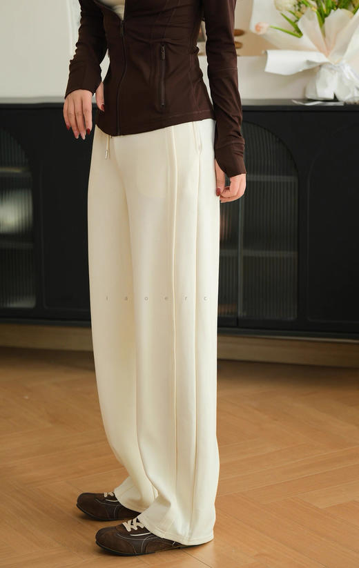 直发【2602】云朵棉·裸感空气·松紧腰侧边缝休闲裤不易皱的弯刀裤 商品图6