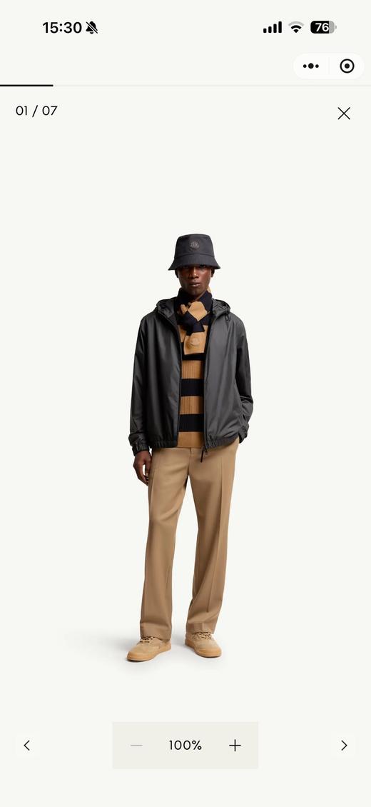 直发 纯原品质，MC的黑标系统 天花板级别  男士 连帽风衣夹克 商品图4