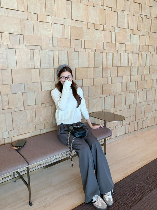 <曾小咸推荐>3.23现货秒杀 ！微信超特价！韩系娃娃领毛针织衫 日常169.99 立减80 秒杀89.99！！西装裤（加厚）秒杀89.99！！ 商品图11