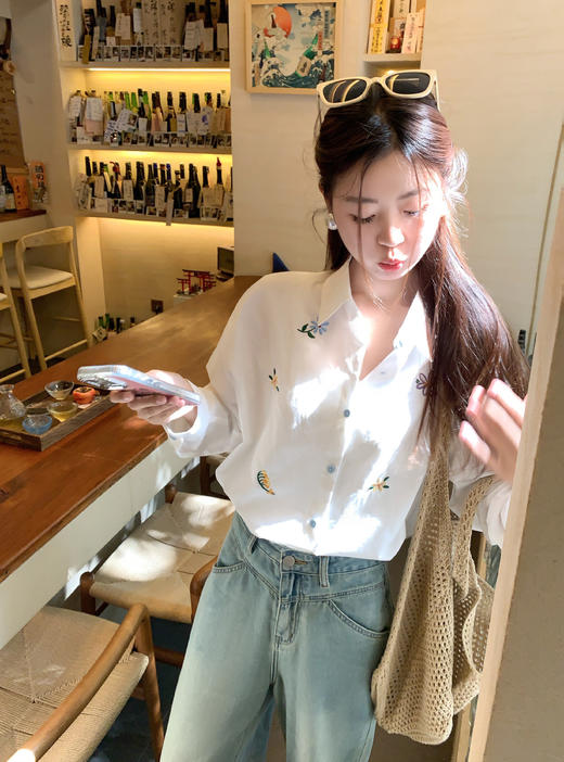 <曾小咸推荐>3.23现货秒杀 ！微信超特价！韩系立体刺绣花朵Polo衬衫 日常179.99 立减100 秒杀79.99！！ 商品图10