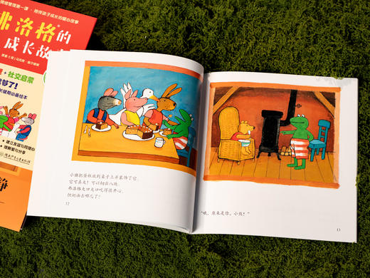 《青蛙弗洛格的成长故事》20册典藏合辑|童书界的“诺贝尔奖”，畅销全球|3大维度、20个暖心故事，让孩子内心有力量、情绪不内耗|独家出版作者创作手记+弗洛格zui爱食谱 商品图2