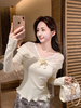 张心子【南法假日】气质甜美温柔风蕾丝拼接上衣 U2603011 商品缩略图11