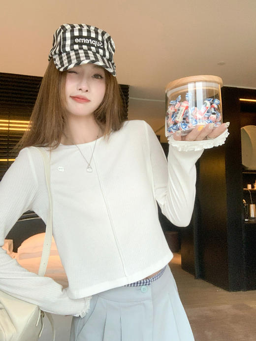 <曾小咸推荐>3.23现货秒杀 ！微信超特价！韩系简约长袖T恤 日常119.99 立减60 秒杀59.99！！ 商品图13