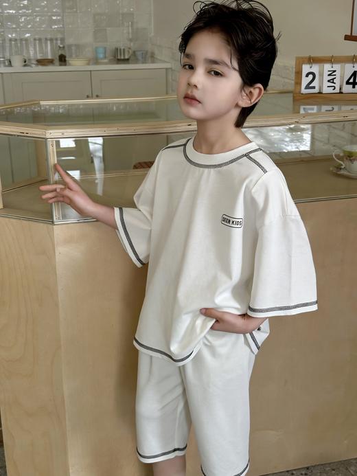 【💡宝妈闭眼囤！39.9/套】80-160码全覆盖！这款儿童莫代尔家居服软到犯规！男童女童七分袖空调服套装聚★为爱严选 商品图6