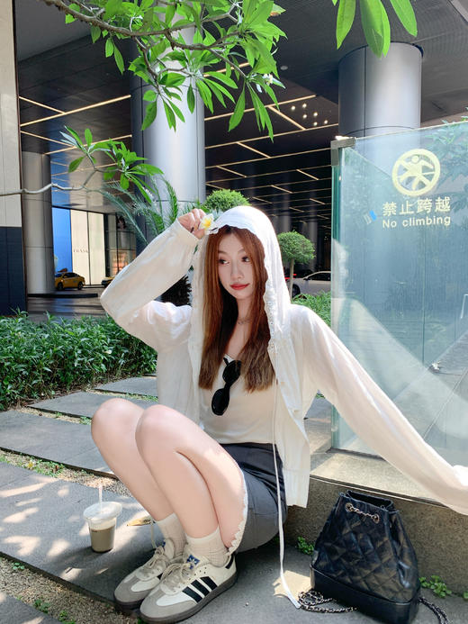 <曾小咸推荐>3.23现货秒杀 ！微信超特价！韩系连帽花边衬衫 日常189.99 立减100 秒杀89.99！！ 商品图13