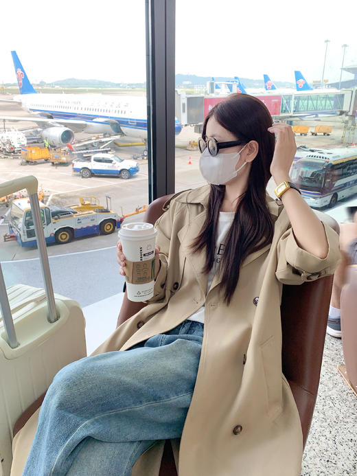 <曾小咸推荐>3.23现货秒杀 ！微信超特价！美拉德中长款风衣外套 日常329.99 立减160 秒杀169.99！！ 商品图5