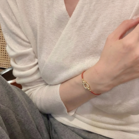 一马当先红绳 好运buff叠满~银镀金饰品 （非质量问题不退换）更多美图群内见 详询烧饼 银镀金珠宝