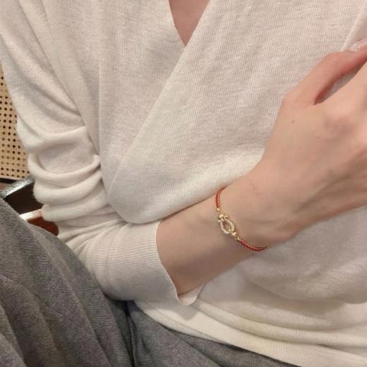 一马当先红绳 好运buff叠满~银镀金饰品 （非质量问题不退换）更多美图群内见 详询烧饼 银镀金珠宝 商品图0