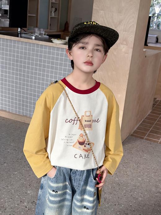 【✨ 宝妈们必入39.9/2件起】韩系儿童短袖萌娃插肩长袖 T 恤｜40 支精梳紧密纺纯棉高定面料软到心坎里聚★为爱严选 商品图10