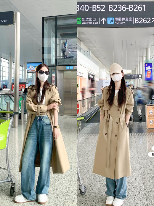 <曾小咸推荐>3.23现货秒杀 ！微信超特价！美拉德中长款风衣外套 日常329.99 立减160 秒杀169.99！！ 商品图6