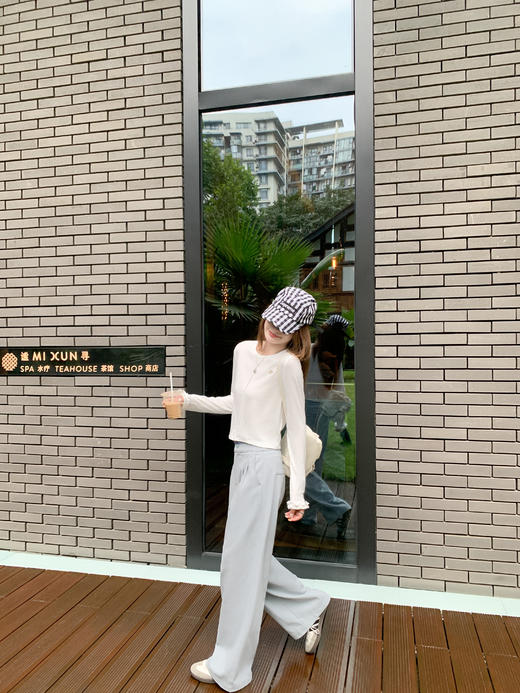 <曾小咸推荐>3.23现货秒杀 ！微信超特价！韩系简约长袖T恤 日常119.99 立减60 秒杀59.99！！ 商品图9