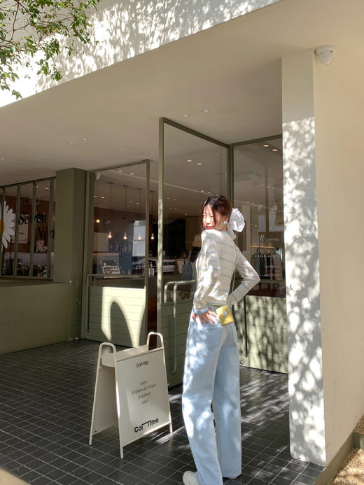 <曾小咸推荐>3.23现货秒杀 ！微信超特价！蓝白条纹针织衫 日常129.99 立减50 秒杀79.99！！ 商品图8