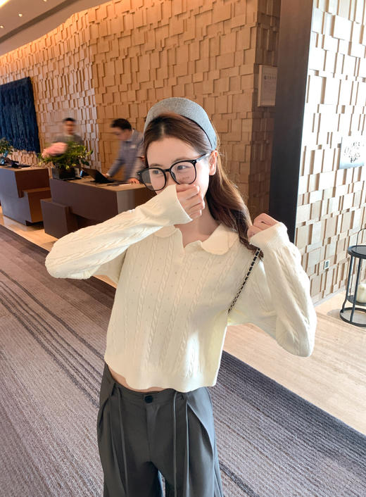 <曾小咸推荐>3.23现货秒杀 ！微信超特价！韩系娃娃领毛针织衫 日常169.99 立减80 秒杀89.99！！西装裤（加厚）秒杀89.99！！ 商品图12