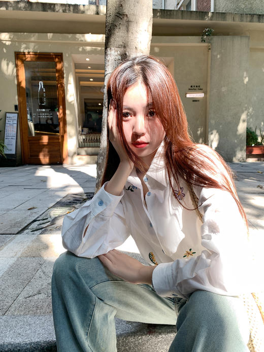 <曾小咸推荐>3.23现货秒杀 ！微信超特价！韩系立体刺绣花朵Polo衬衫 日常179.99 立减100 秒杀79.99！！ 商品图13