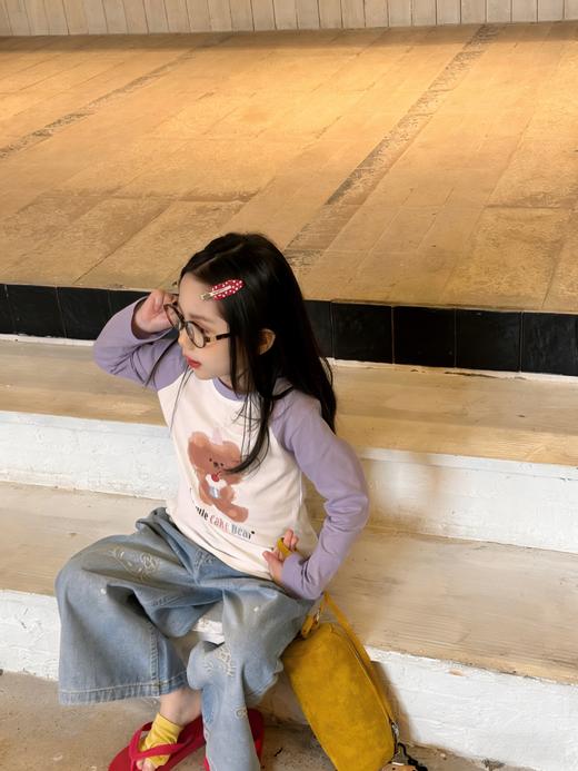 【✨ 宝妈们必入39.9/2件起】韩系儿童短袖萌娃插肩长袖 T 恤｜40 支精梳紧密纺纯棉高定面料软到心坎里聚★为爱严选 商品图6