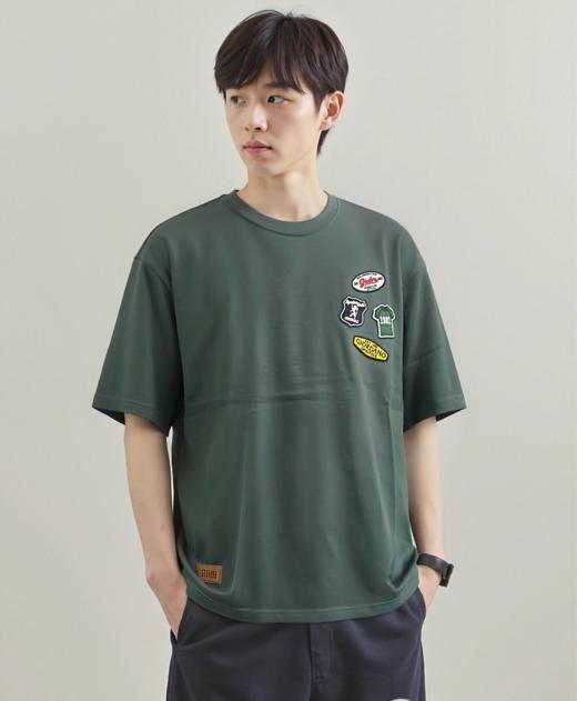 佐丹奴男装26年新款全棉时尚印章T恤衫01096268 商品图2