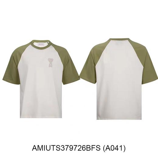 Am!新款插肩袖撞色水洗固色圆领短袖T恤 Z-15890 商品图10