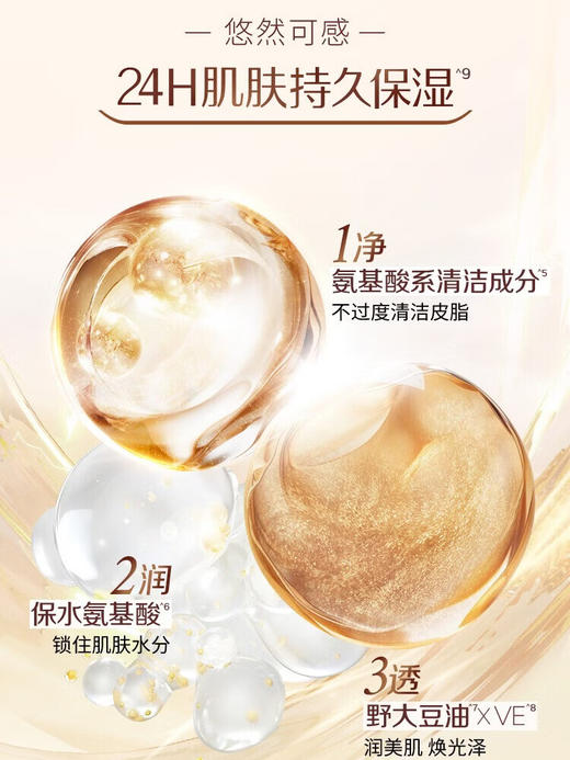 可悠然 美肌沐浴露易清洗不假滑沐浴乳550ml/瓶（新品） 商品图3