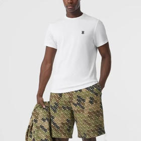 【cyz1】情侣小刺绣经典简约棉质圆领短袖T恤！！