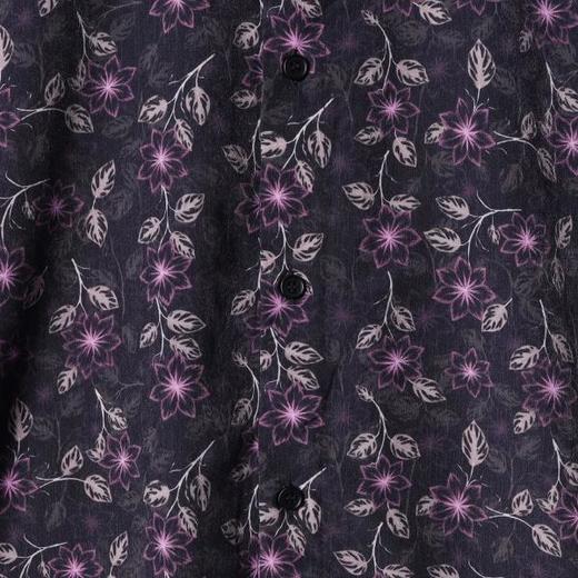 SDSA男装2026新款高贵轻奢时尚撞色满印植物花卉长袖衬衫百搭休闲 商品图2