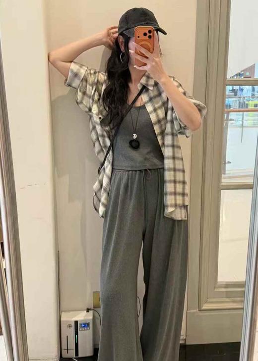 【门店同款】ENJOY夏季慵懒格纹三件套 170593494 商品图0