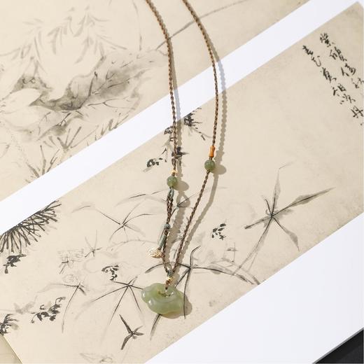 和田玉  晴水碧玉白玉项链手链耳环系列，春风柔柔，戴上这抹绿白，感受这生活的美好瞬间！ 商品图8